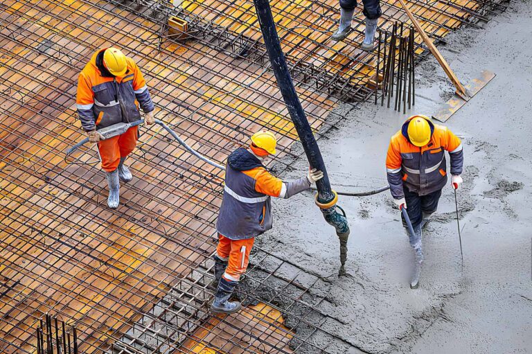 Reinforced concrete scene