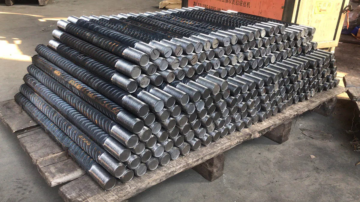 Steel Rebar Thread Rolling Machine - processing effect