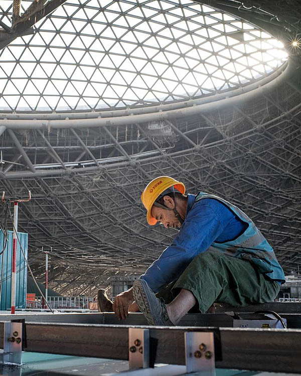 Straight Threaded Rebar Coupler Project - Beijing Daxing International Airport