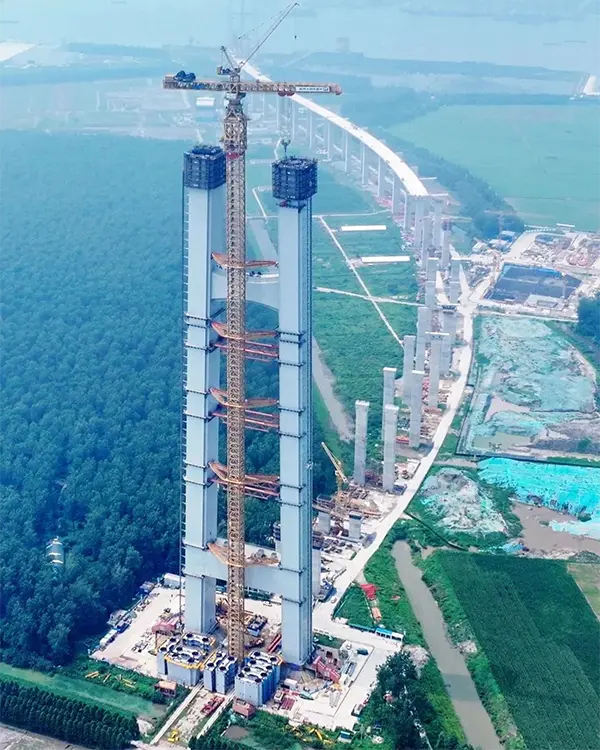 cold extrusion press rebar coupler project - ZhangJinggao Yangtze River Bridge