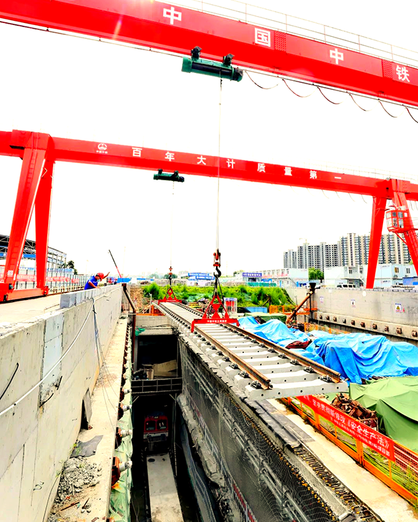 straight threaded rebar coupler project - Beijing metro Line 12