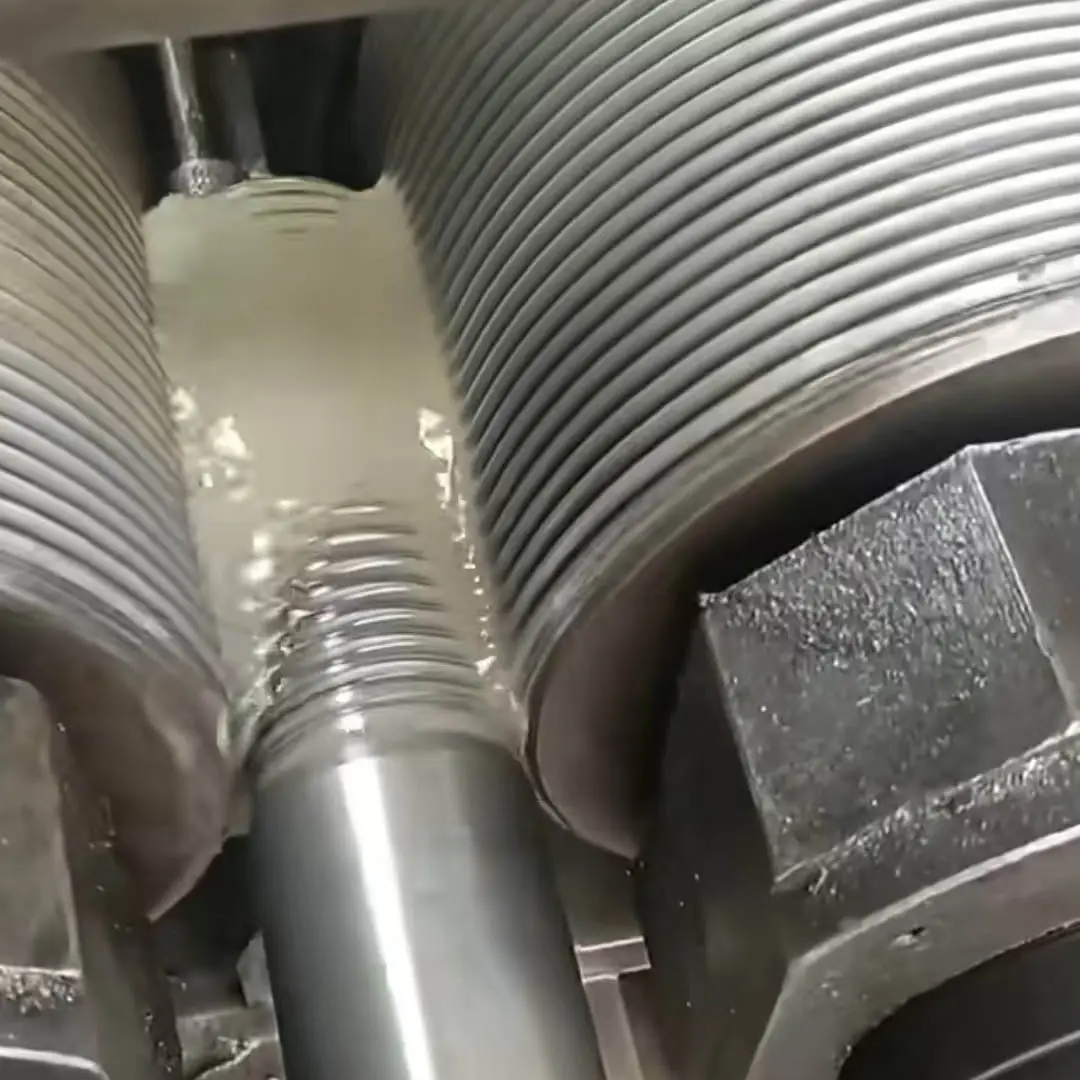 Automatic Thread Rolling Machine is currently in operation