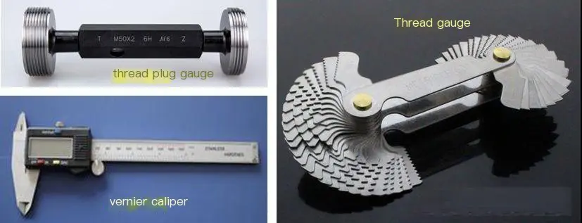 Dimensional inspection of straight threaded steel sleeve