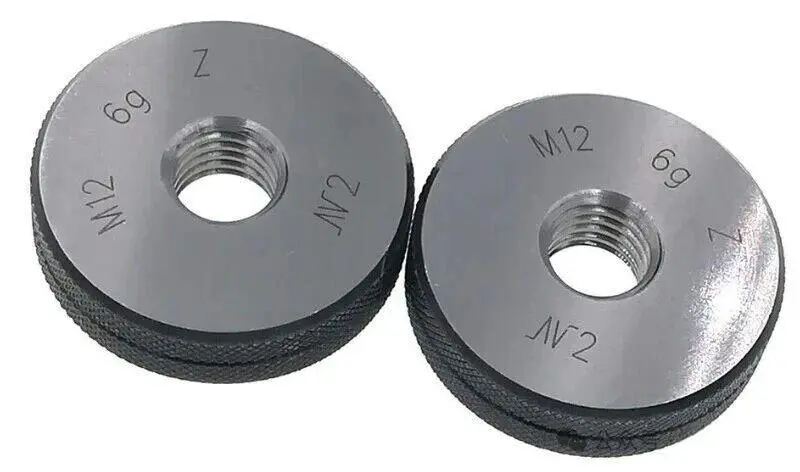 Precision steel thread ring gauge for steel bar thread inspection