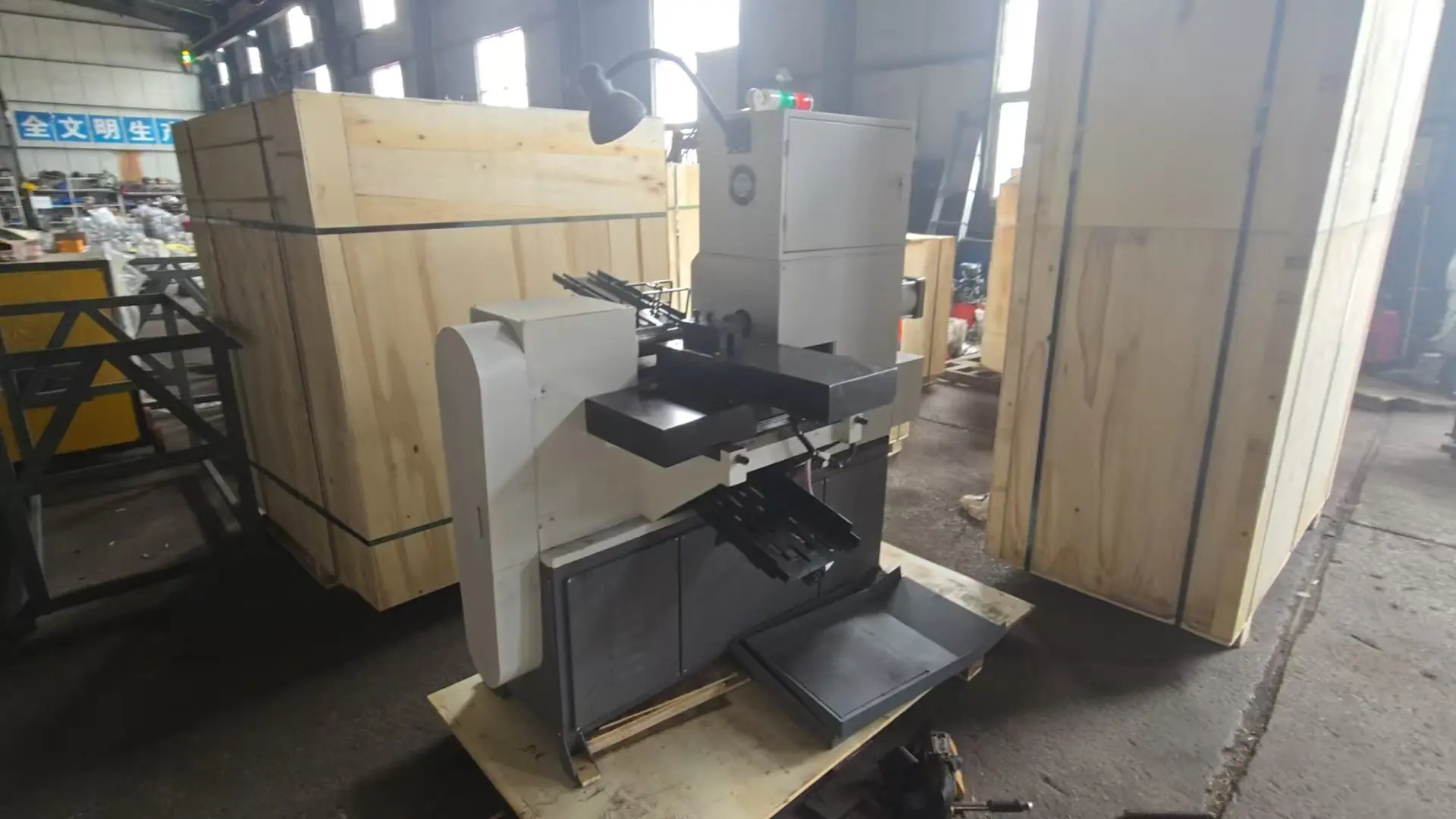 steel bar sleeve peeling machine packing