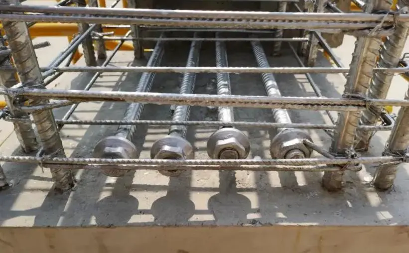 Rebar anchor plate with flange hex nut - Application Scenarios