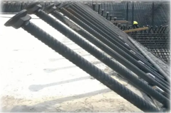 Rebar anchor plate with flange hex nut - Application Scenarios