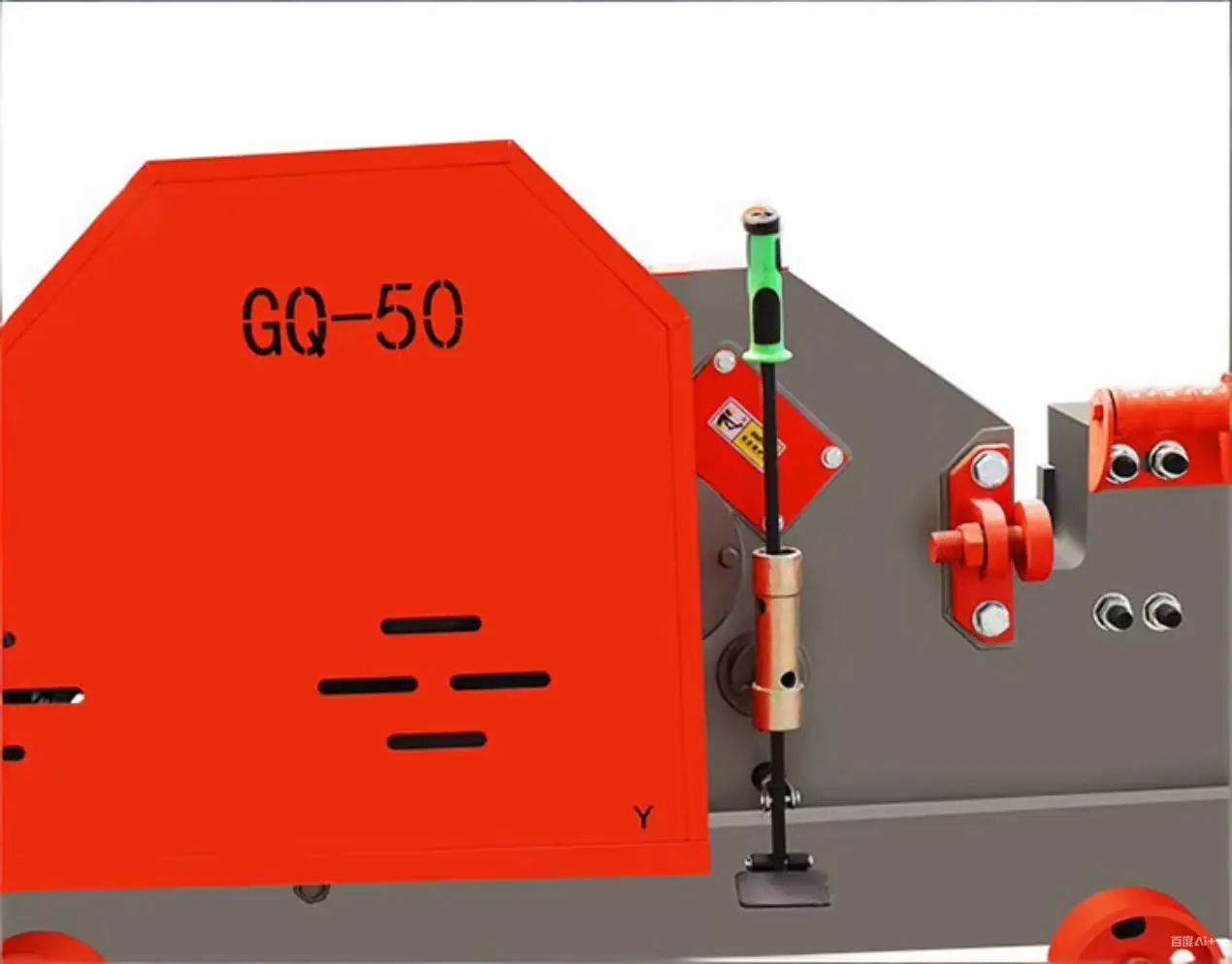 Steel Bar Cutting Machine Dual control clutch lever manual foot operate