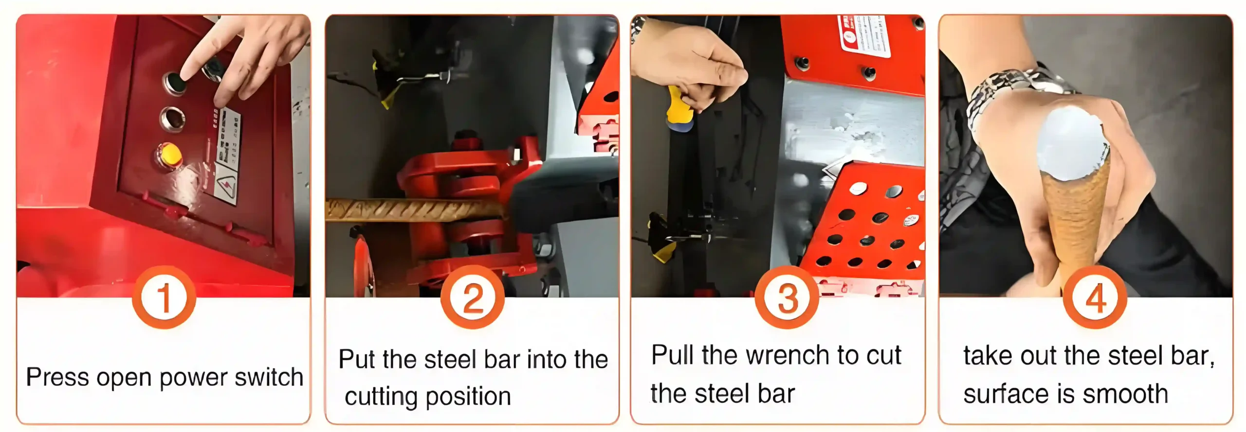 Steel Bar Cutting Machine operating procedure