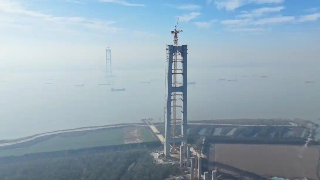 Rebar coupler for bridges - Zhang Jinggao Yangtze River Bridge Project