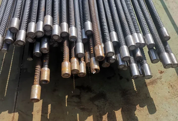 install straight threaded rebar sleeve